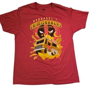 MARVEL DEADPOOL Despicable Food Truck Men's short-sleeved Tee.  Size Large